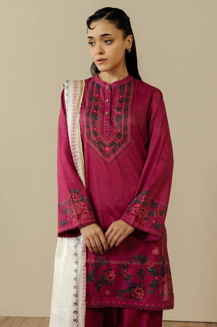 Shop from khaslibaas | Coco by Zara Shahjahan printed Lawn '26 (ISMERIA D8-A) .Buy 100% original Designer Suit like Maria b, Sobia Nazir zainab Chottani Various Pakistani brands perfect for casual & formal wear.delivery available in UK, USA, Canada, UAE, Dubai and other countries... 