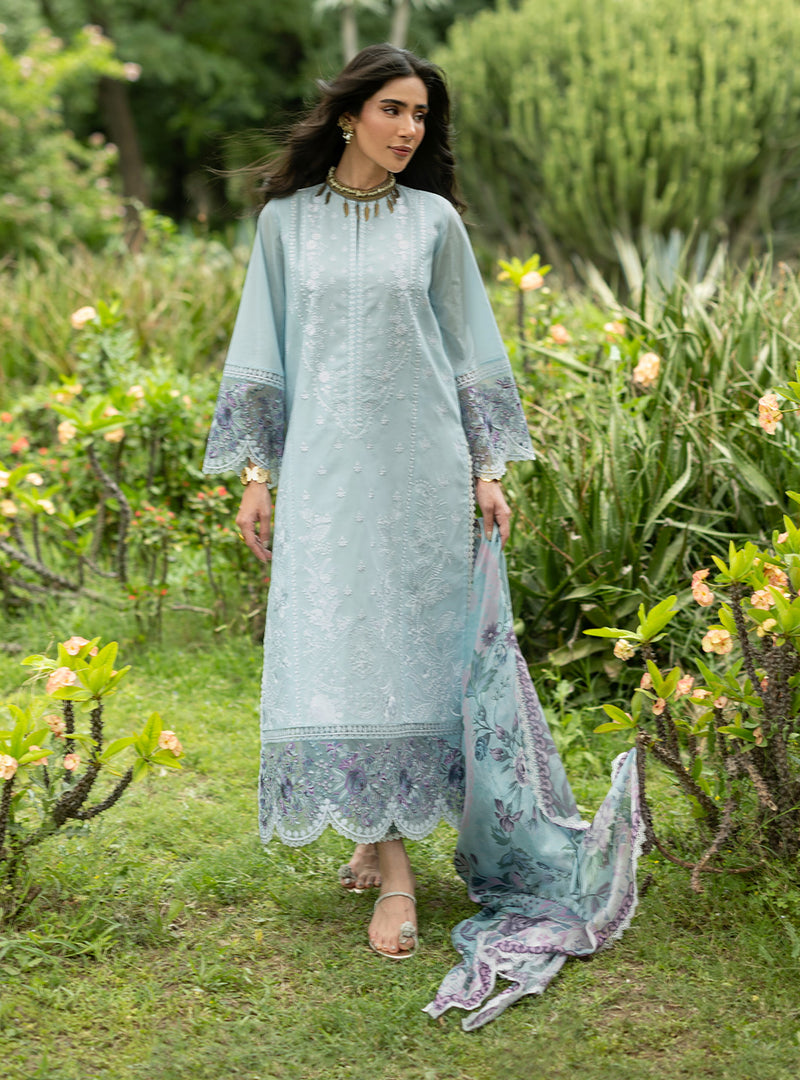 Buy from khaslibaas | ZAINAB CHOTTANI Luxury Lawn '26 | 3 piece unstitched embroidered lawn suit for women (Cove - 06).choose good quality brands like Maria b, Sobia Nazir zainab Chottani Various Pakistani branded dresses summer fabric, elegant design, perfect for casual & formal wear.delivery available in UK, USA, Canada, UAE, Dubai and other countries... 