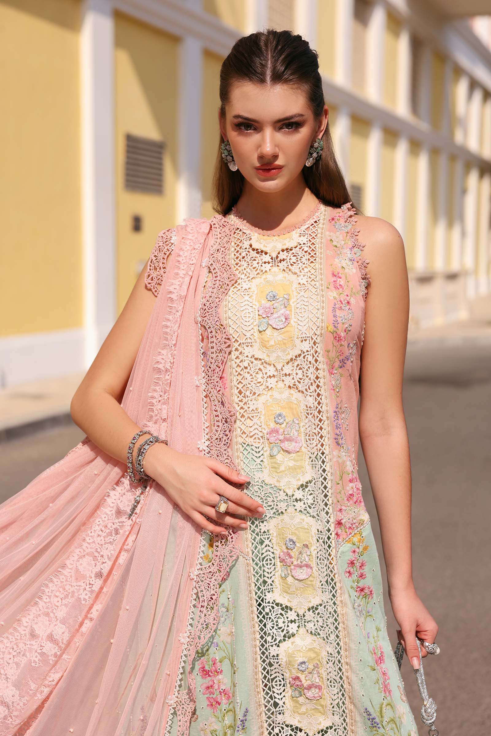 Buy from khaslibaas mariab Luxury 3 piece unstitched embroidered lawn suit for women ( D-2606-A).choose good quality brands like Maria b Sobia Nazir Various Pakistani branded dresses summer fabric, elegant design, perfect for casual & formal wear.delivery available in UK, USA,Australia, Canada, UAE, Dubai and other countries... 