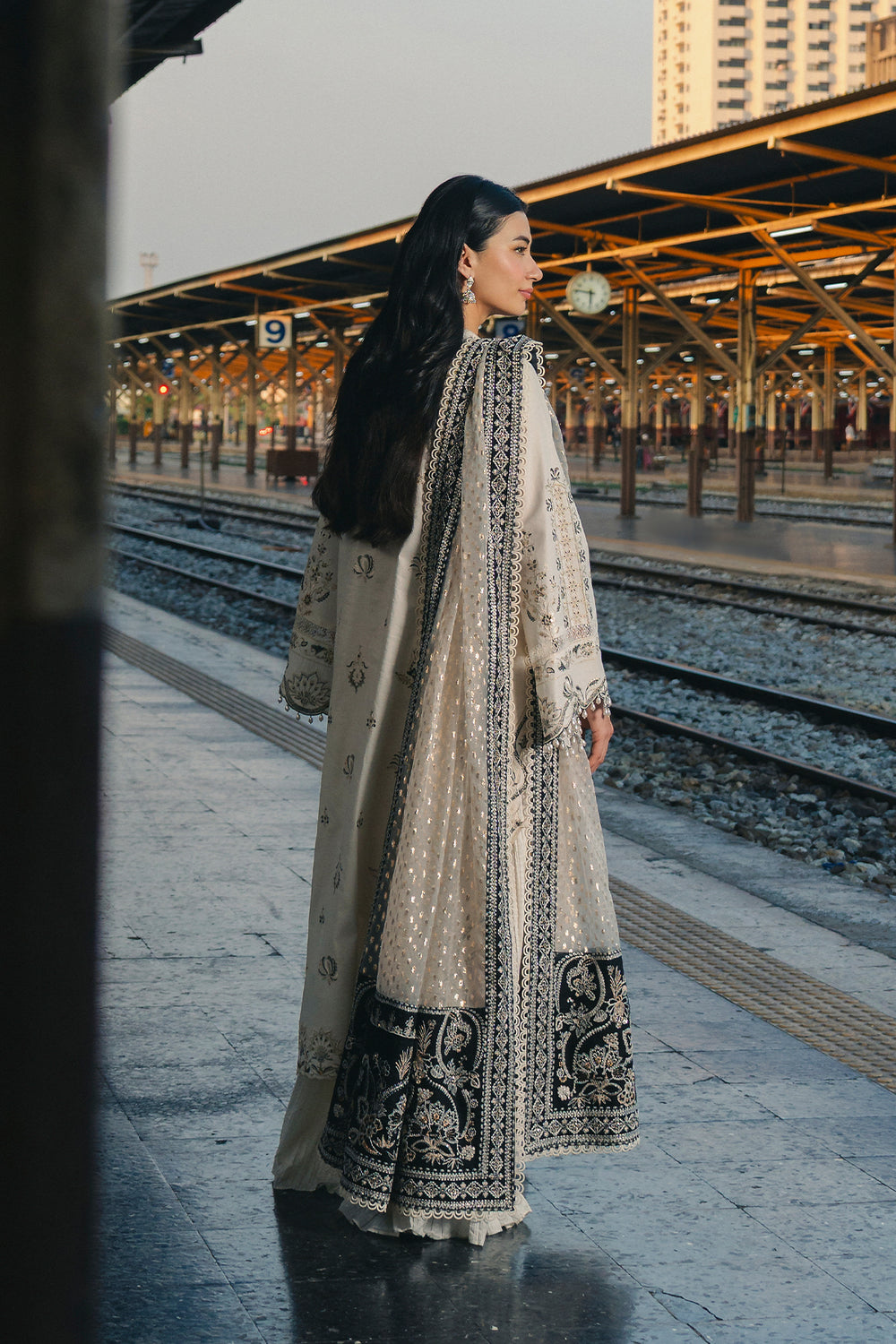 Buy Afrozeh | Mulaqaat'26 - KHAWAAB Embroidered  Suit 3 Pcs Unstitched | Women Summer Dresses 2026.choose good quality brands like Maria b zainab Chottani, Hussain Rehar, sobia nazir etc... Various Pakistani branded dresses summer fabric, elegant design, perfect for casual & formal wear also shop eid collections from khaslibaas .delivery available in UK, USA, Canada, UAE, Dubai and other countries... 