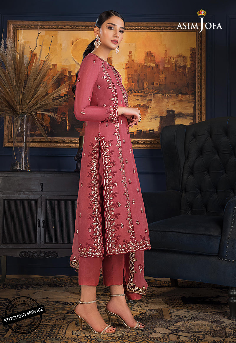 Buy Asim jofa AJRE-07 EMBROIDERED COTTON SILK| Women FESTIVE Dress 2026.choose good quality brands like Maria b zainab Chottani, Hussain Rehar etc... Various Pakistani branded dresses summer fabric, elegant design, perfect for casual & formal wear also shop eid collections from khaslibaas .delivery available in UK, USA, Canada, UAE, Dubai and other countries... 