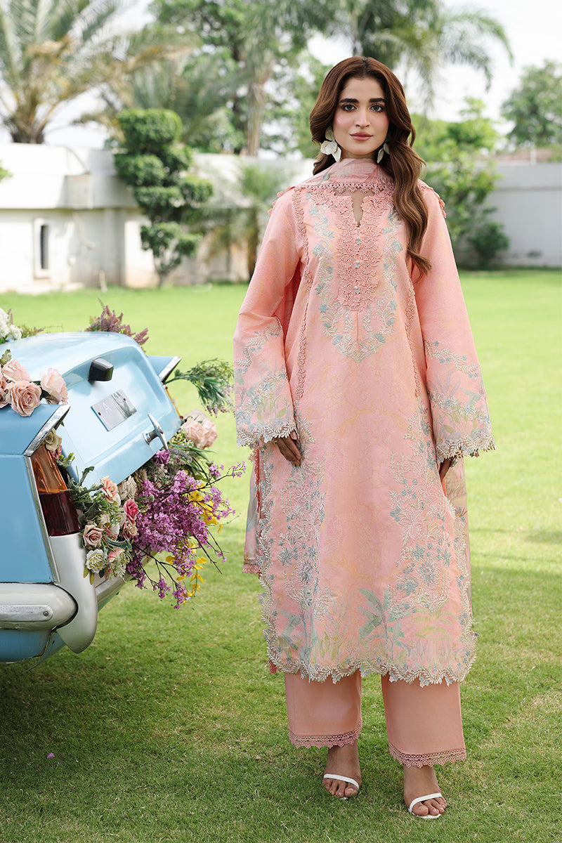 Buy from khaslibaas RANG RASIYA | Florence Luxury Festive Edit 'Laleh - 3 piece unstitched embroidered Festive suit for women .choose good quality brands like Maria b Sobia Nazir Various Pakistani branded dresses summer fabric, elegant design, perfect for casual & formal wear.delivery available in UK, USA,Australia, Canada, UAE, Dubai and other countries... 