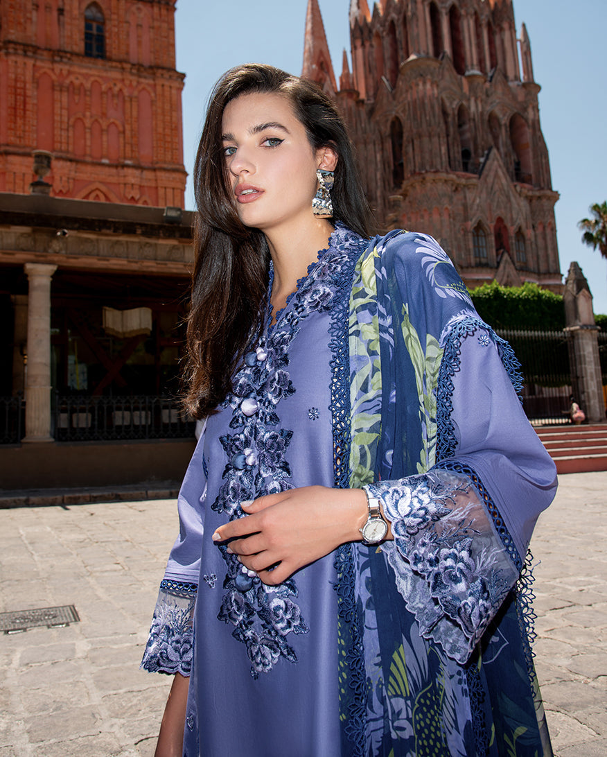 MUSHQ Odyssey Lawn 2026 Juana– Luxury Unstitched Embroidered Lawn Suit  | Women Summer Dresses 2026.choose good quality brands like Maria b zainab Chottani, Hussain Rehar, sobia nazir, Qalamkar, asim jofa etc... Various Pakistani branded dresses summer fabric, elegant design, perfect for casual & formal wear also shop eid collections from khaslibaas .delivery available in UK, USA, Canada, UAE, Dubai, Australia and other countries... 