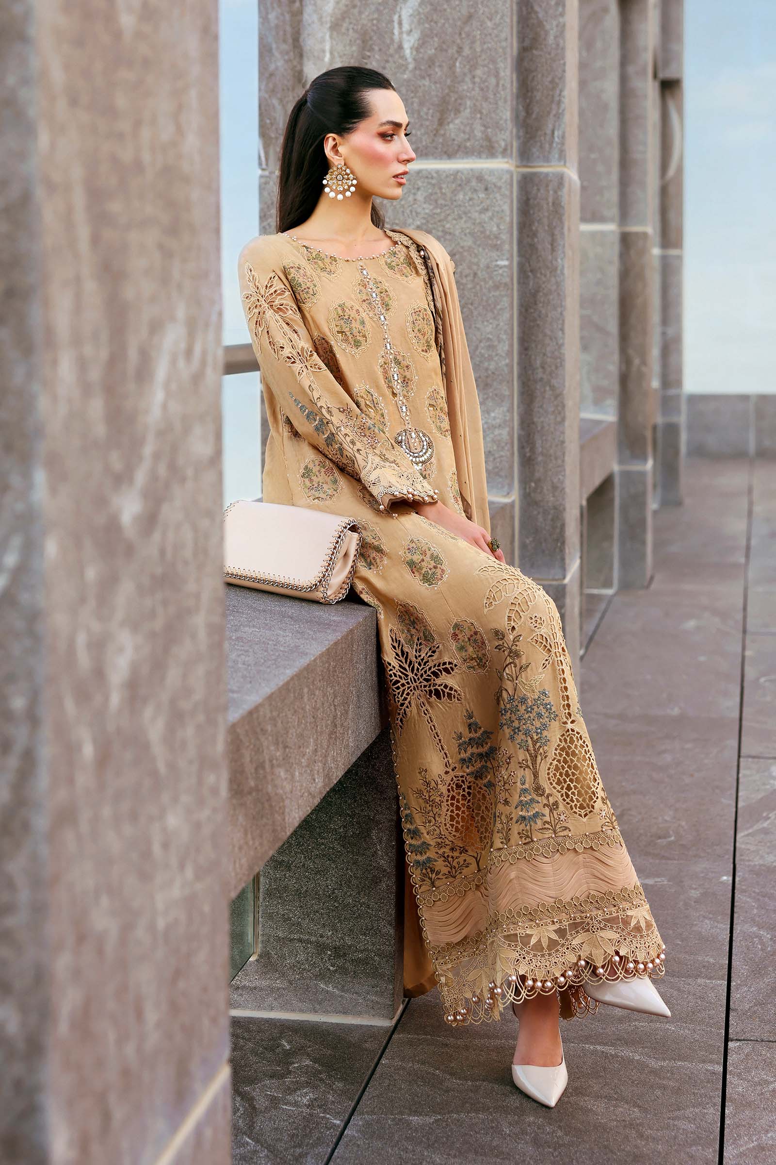 Buy from khaslibaas mariab Luxury 3 piece unstitched embroidered lawn suit for women ( D-2605-A).choose good quality brands like Maria b Sobia Nazir Various Pakistani branded dresses summer fabric, elegant design, perfect for casual & formal wear.delivery available in UK, USA,Australia, Canada, UAE, Dubai and other countries... 
