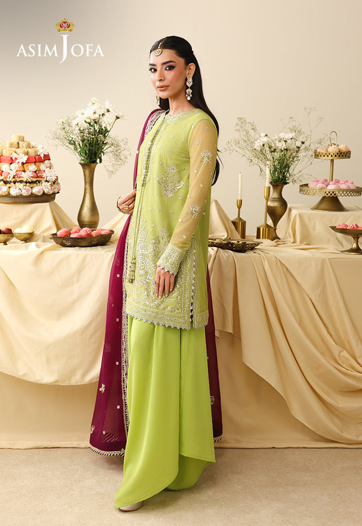 Shop Asim Jofa Luxury Festive '26 | AJULIH-10 original Pakistani designer collection online with free international delivery at Khaslibaas.com.