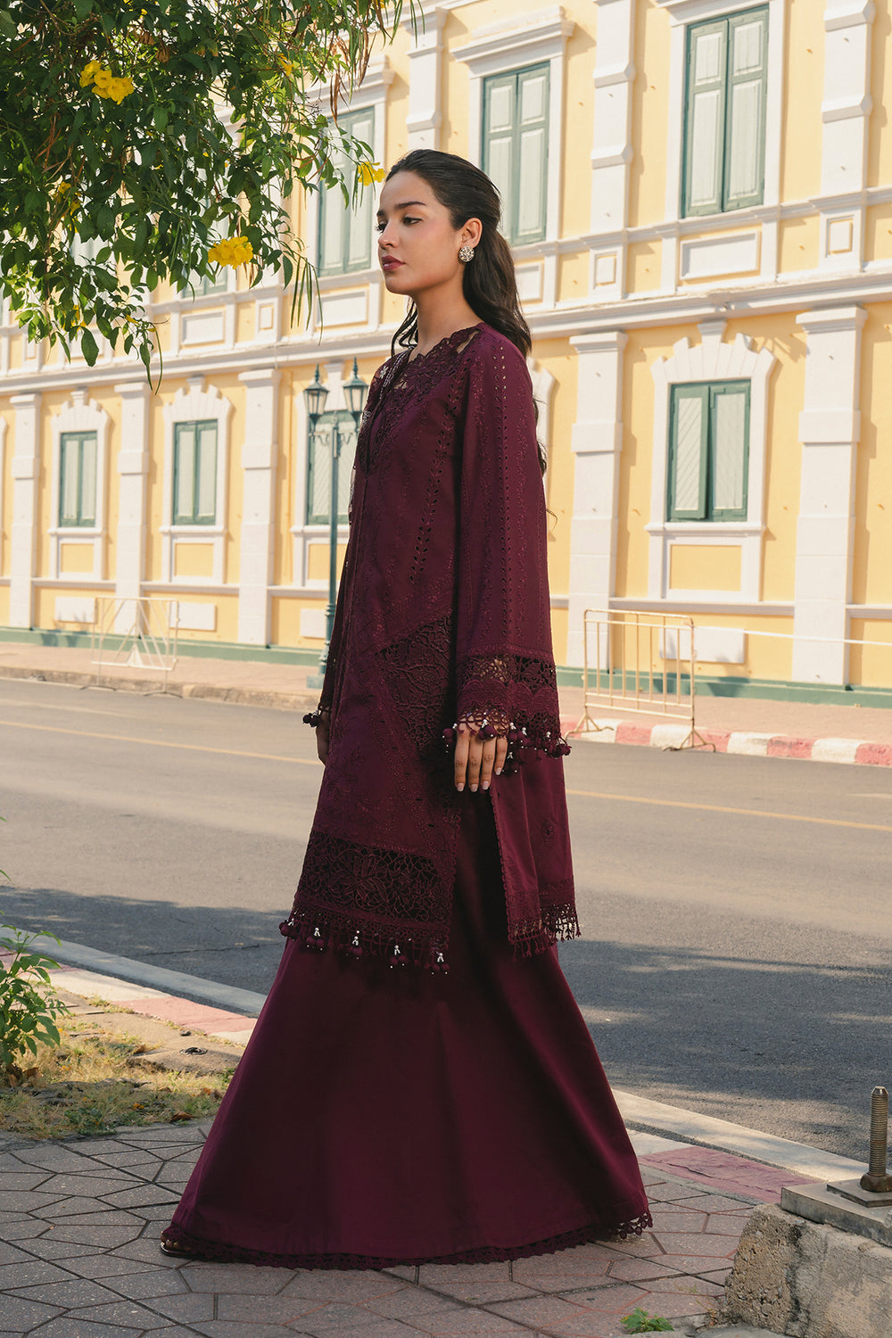 Buy Afrozeh | Mulaqaat'26 - HAYA Embroidered  Suit 3 Pcs Unstitched | Women Summer Dresses 2026.choose good quality brands like Maria b zainab Chottani, Hussain Rehar, sobia nazir etc... Various Pakistani branded dresses summer fabric, elegant design, perfect for casual & formal wear also shop eid collections from khaslibaas .delivery available in UK, USA, Canada, UAE, Dubai and other countries... 