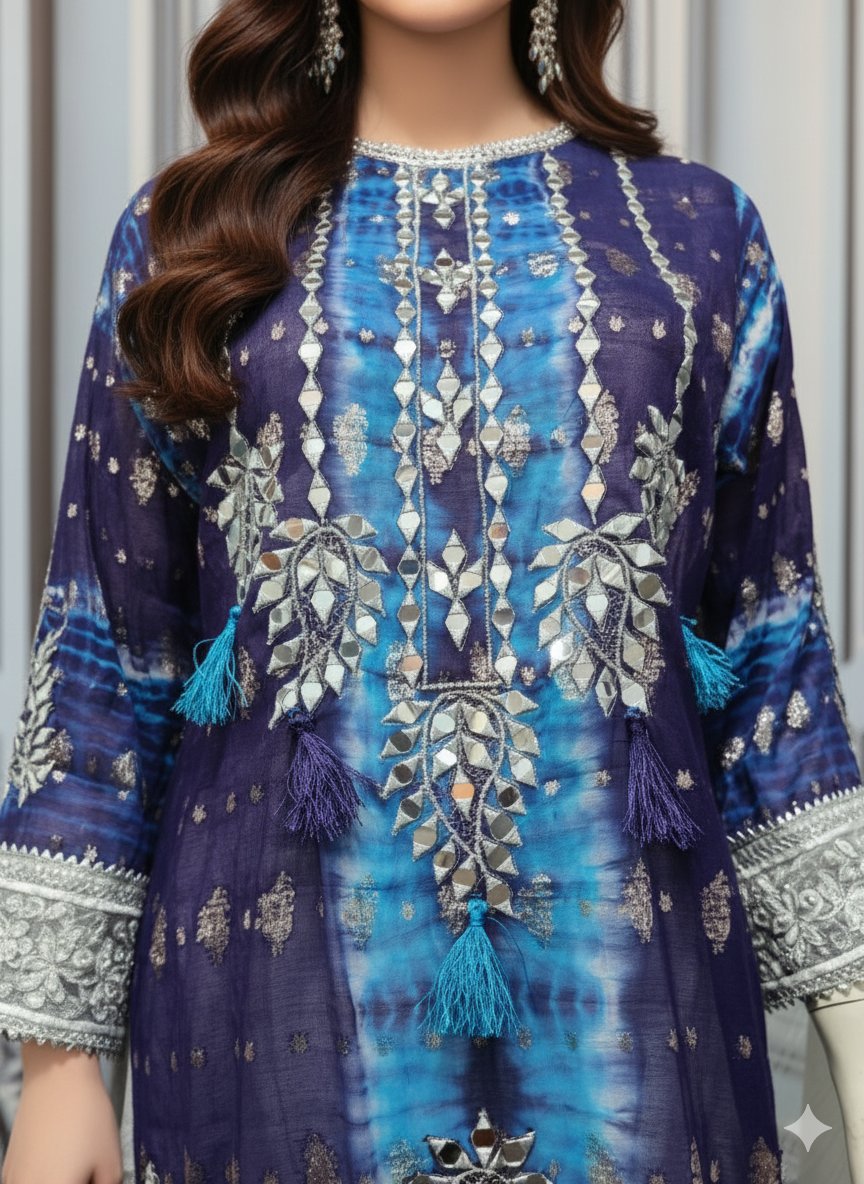 Glorious G-03 tie&dye festive lawn