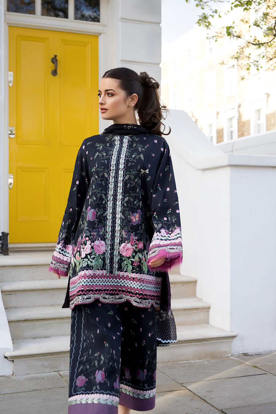 Buy SN Prints Design 4B Unstitched Lawn Suit 2026 | Women Summer Collection for women.choose good quality brands like Maria b zainab Chottani, Hussain Rehar etc... Various Pakistani branded dresses summer fabric, elegant design, perfect for casual & formal wear also shop eid collections from khaslibaas .delivery available in UK, USA, Canada, UAE, Dubai and other countries... 