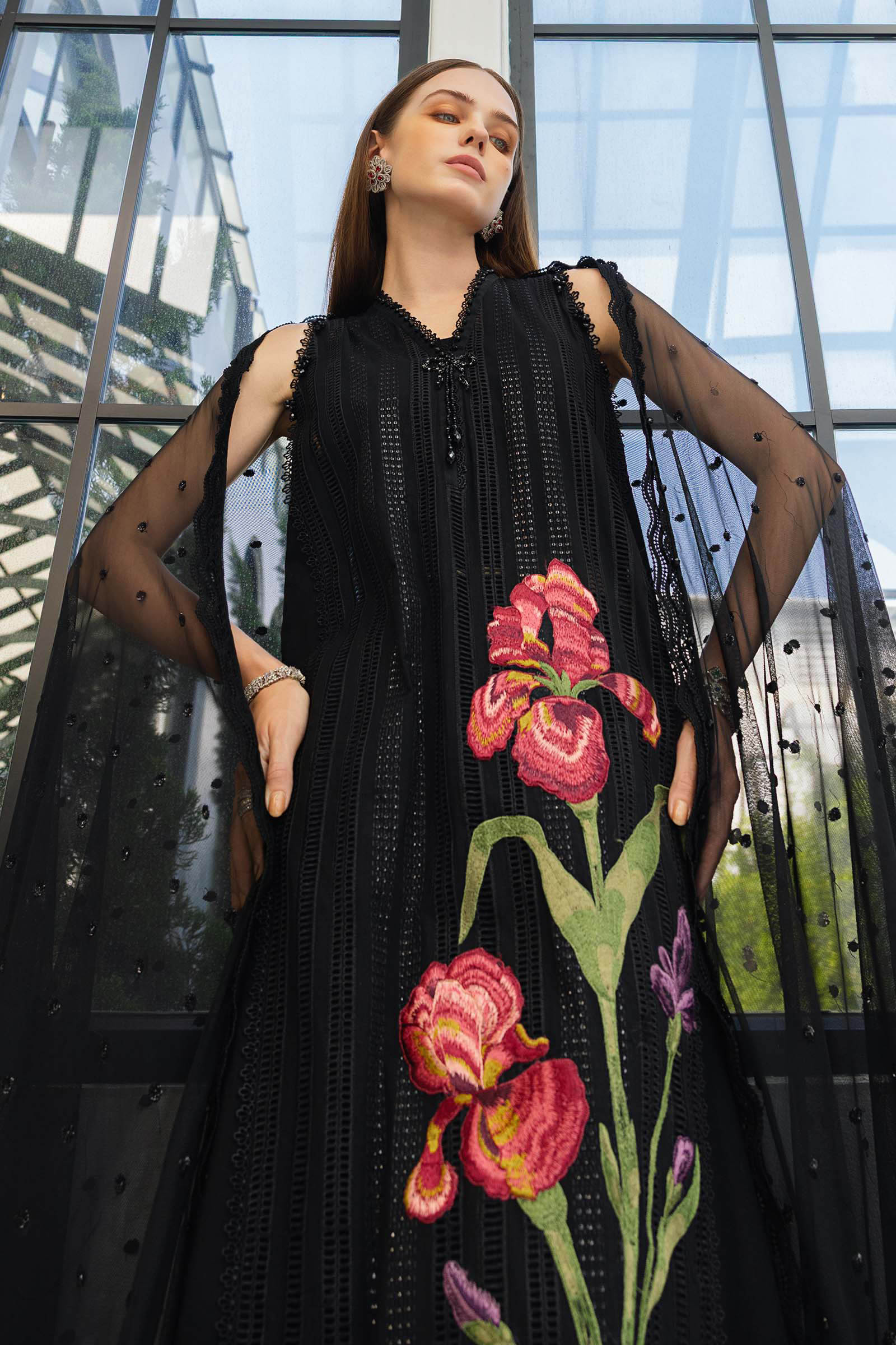 Buy from khaslibaas mariab Luxury lawn Eid II - 3 piece unstitched embroidered lawn suit for women ( D-10).choose good quality brands like Maria b Sobia Nazir Various Pakistani branded dresses summer fabric, elegant design, perfect for casual & formal wear.delivery available in UK, USA,Australia, Canada, UAE, Dubai and other countries... 