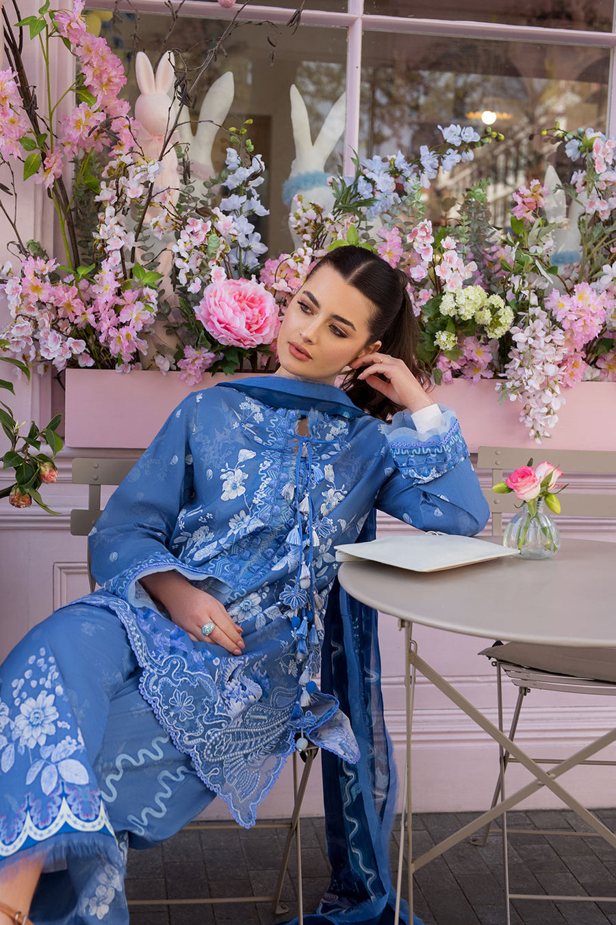 Buy SN Prints Design 1A Unstitched Lawn Suit 2026 | Women Summer Collection for women.choose good quality brands like Maria b zainab Chottani, Hussain Rehar etc... Various Pakistani branded dresses summer fabric, elegant design, perfect for casual & formal wear also shop eid collections from khaslibaas .delivery available in UK, USA, Canada, UAE, Dubai and other countries... 