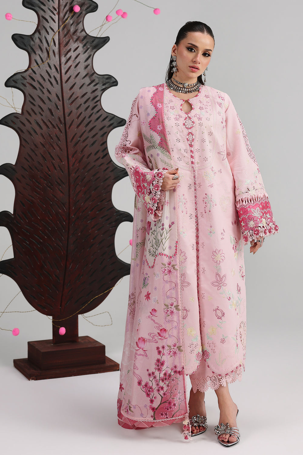 Buy QALAMKAR QFL-04 NORAH Embroidered  Suit 3 Pcs Unstitched | Women Summer Dresses 2026.choose good quality brands like Maria b zainab Chottani, Hussain Rehar, sobia nazir etc... Various Pakistani branded dresses summer fabric, elegant design, perfect for casual & formal wear also shop eid collections from khaslibaas .delivery available in UK, USA, Canada, UAE, Dubai and other countries... 