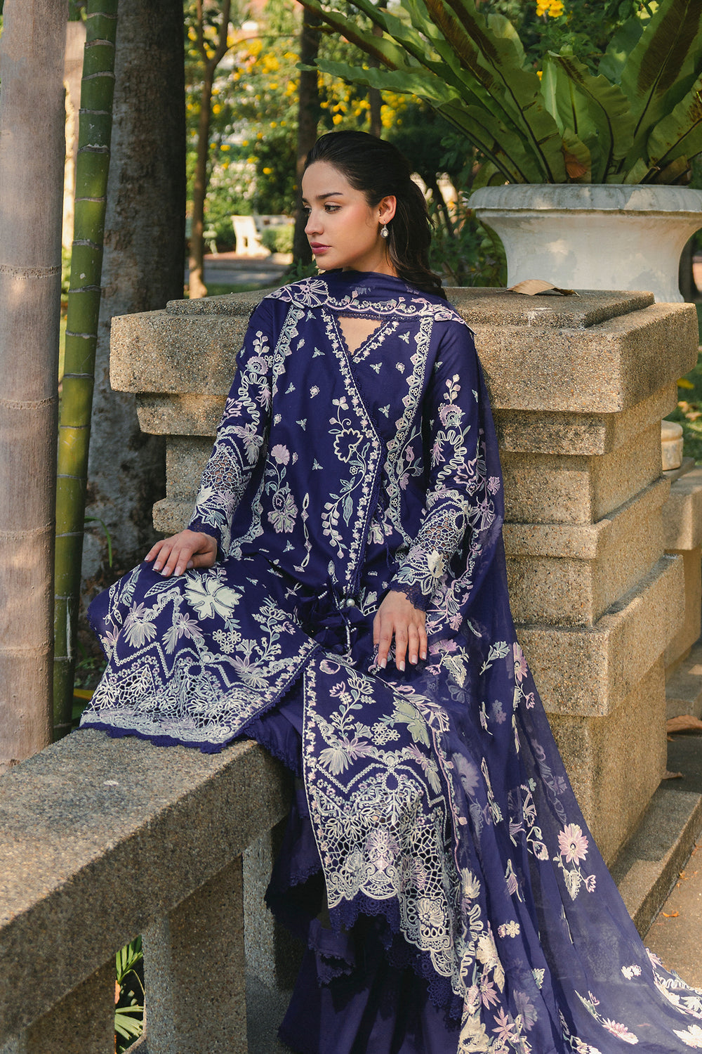 Buy Afrozeh | Mulaqaat'26 - AITRAAF Embroidered  Suit 3 Pcs Unstitched | Women Summer Dresses 2026.choose good quality brands like Maria b zainab Chottani, Hussain Rehar, sobia nazir etc... Various Pakistani branded dresses summer fabric, elegant design, perfect for casual & formal wear also shop eid collections from khaslibaas .delivery available in UK, USA, Canada, UAE, Dubai and other countries... 