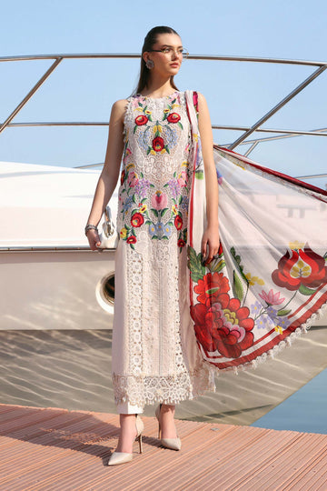 Buy from khaslibaas mariab Luxury 3 piece unstitched embroidered lawn suit for women ( D-2610-A).choose good quality brands like Maria b Sobia Nazir Various Pakistani branded dresses summer fabric, elegant design, perfect for casual & formal wear.delivery available in UK, USA,Australia, Canada, UAE, Dubai and other countries... 