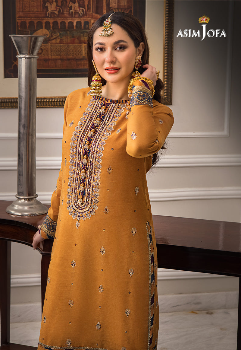 Buy Asim jofa | AJZS-11 Eid collection | Women FESTIVE Dress 2026.choose good quality brands like Maria b zainab Chottani, Hussain Rehar etc... Various Pakistani branded dresses summer fabric, elegant design, perfect for casual & formal wear also shop eid collections from khaslibaas .delivery available in UK, USA, Canada, UAE, Dubai and other countries... 