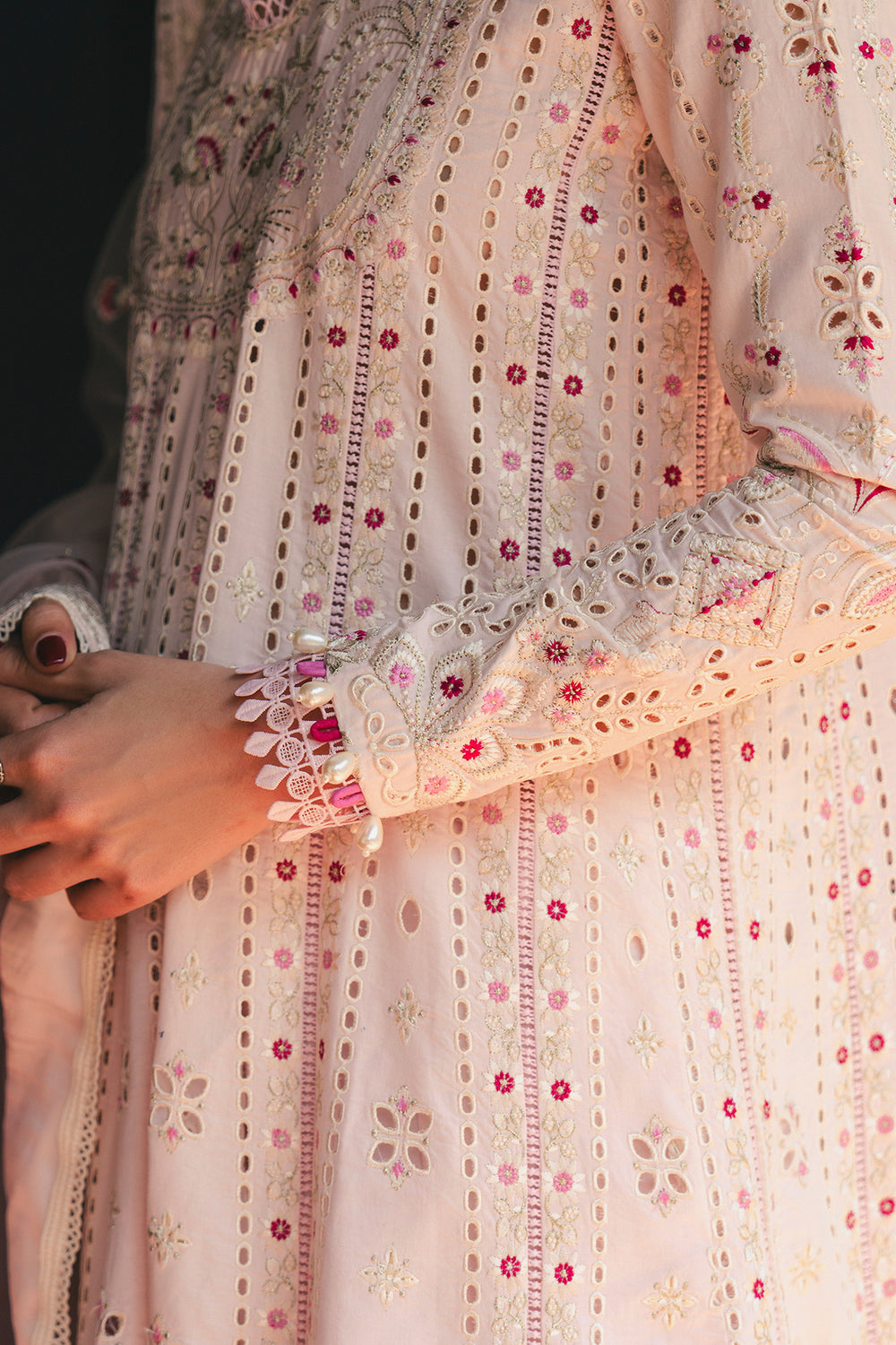 Buy Afrozeh | Mulaqaat'26 - KHAMOSHI Embroidered  Suit 3 Pcs Unstitched | Women Summer Dresses 2026.choose good quality brands like Maria b zainab Chottani, Hussain Rehar, sobia nazir etc... Various Pakistani branded dresses summer fabric, elegant design, perfect for casual & formal wear also shop eid collections from khaslibaas .delivery available in UK, USA, Canada, UAE, Dubai and other countries... 