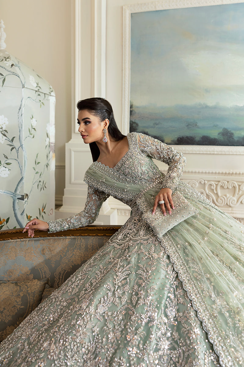 Taliah Mint Green Bridal Collection