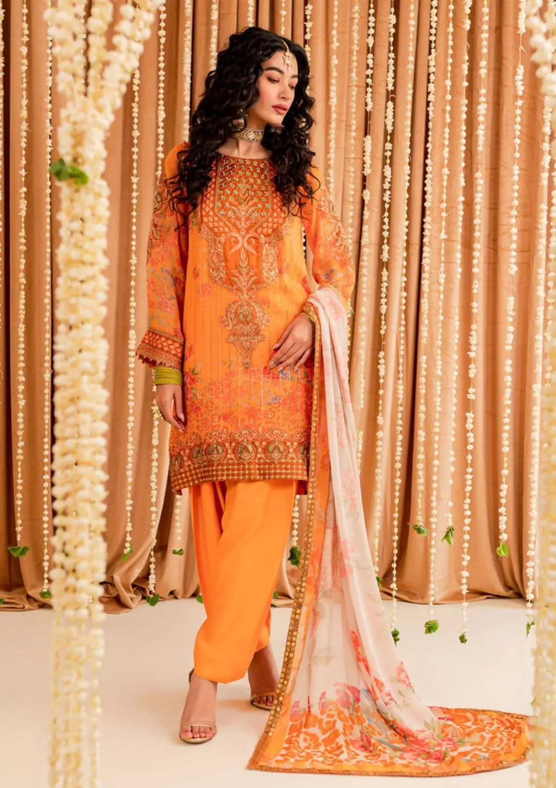 Buy Charizma Vasal Chiffon’ SUIT 25 VSL-01 | FESTIVE Dress 2026.choose good quality brands like Maria b zainab Chottani, Hussain Rehar etc... Various Pakistani branded dresses summer fabric, elegant design, perfect for casual & formal wear also shop eid collections from khaslibaas .delivery available in UK, USA, Canada, UAE, Dubai and other countries... 