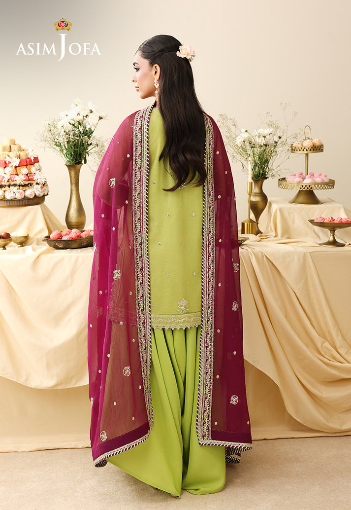 Shop Asim Jofa Luxury Festive '26 | AJULIH-10 original Pakistani designer collection online with free international delivery at Khaslibaas.com.