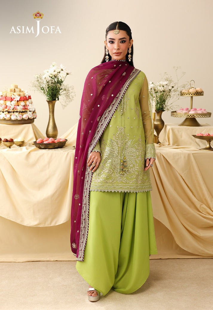 Shop Asim Jofa Luxury Festive '26 | AJULIH-10 original Pakistani designer collection online with free international delivery at Khaslibaas.com.
