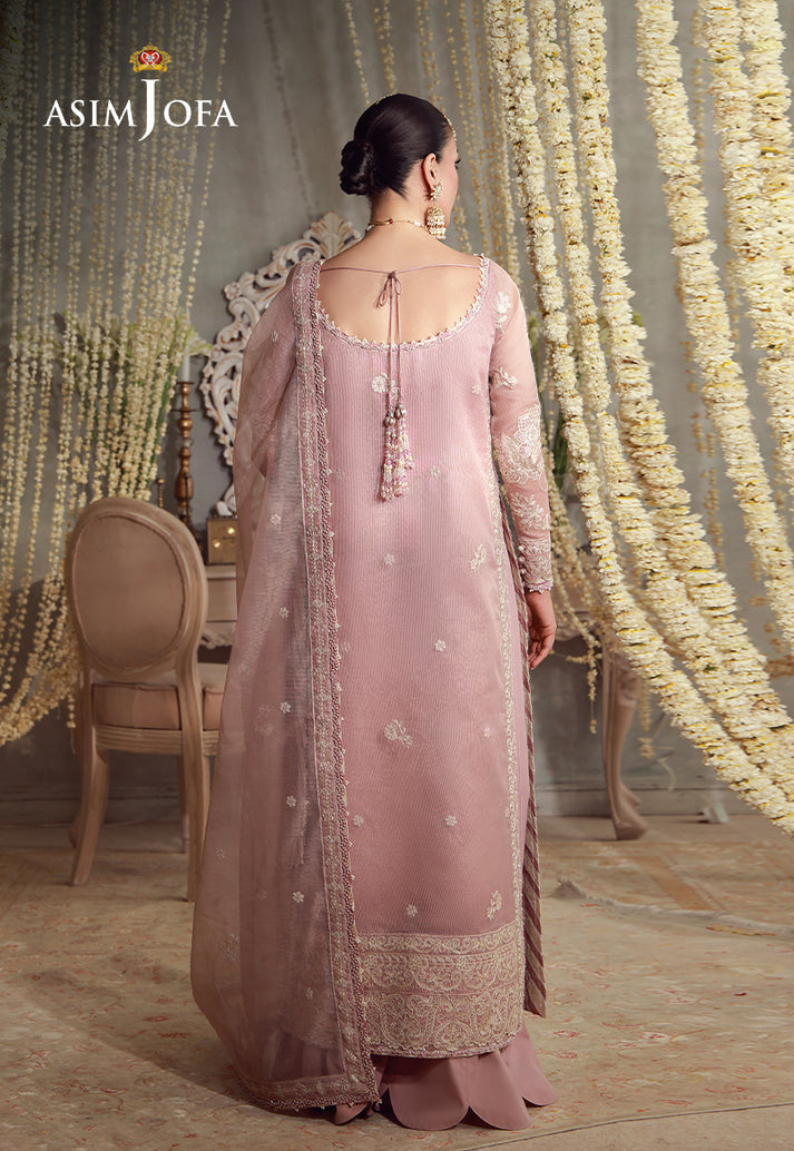 Buy asim jofa AJULFE-09 Embroidered  Suit 3 Pcs Unstitched | Women Summer Dress 2026.choose good quality brands like Maria b zainab Chottani, Hussain Rehar etc... Various Pakistani branded dresses summer fabric, elegant design, perfect for casual & formal wear also shop eid collections from khaslibaas .delivery available in UK, USA, Canada, UAE, Dubai and other countries... 