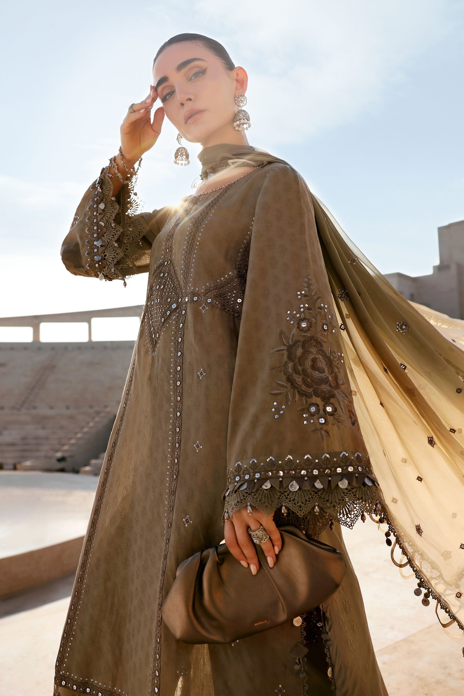 Buy from khaslibaas mariab Luxury 3 piece unstitched embroidered lawn suit for women ( D-2602-A).choose good quality brands like Maria b Sobia Nazir Various Pakistani branded dresses summer fabric, elegant design, perfect for casual & formal wear.delivery available in UK, USA,Australia, Canada, UAE, Dubai and other countries... 