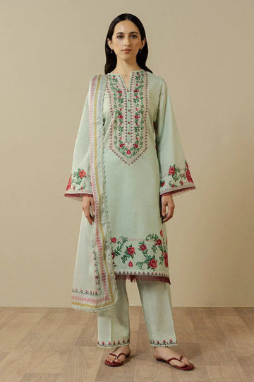 Shop from khaslibaas | Coco by Zara Shahjahan printed Lawn '26 (ISMERIA D8-B) .Buy 100% original Designer Suit like Maria b, Sobia Nazir zainab Chottani Various Pakistani brands perfect for casual & formal wear.delivery available in UK, USA, Canada, UAE, Dubai and other countries... 