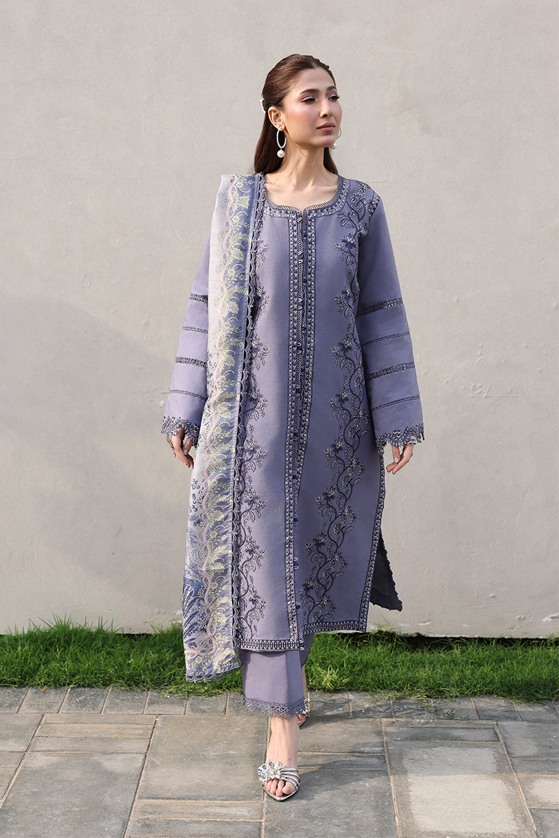 Buy from khaslibaas RANG RASIYA | Florence Luxury Festive Edit 'Mahnaz - 3 piece unstitched embroidered Festive suit for women .choose good quality brands like Maria b Sobia Nazir Various Pakistani branded dresses summer fabric, elegant design, perfect for casual & formal wear.delivery available in UK, USA,Australia, Canada, UAE, Dubai and other countries... 