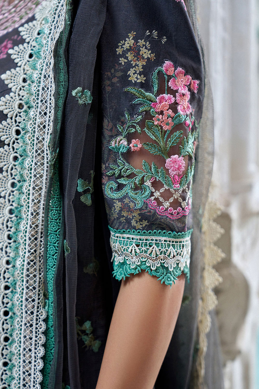 Buy from khaslibaas | sobia nazir Luxury Lawn Eid 2026 | 3 piece unstitched embroidered lawn suit for women (design 10A).choose good quality brands like Maria b zainab Chottani Various Pakistani branded dresses summer fabric, elegant design, perfect for casual & formal wear.delivery available in UK, USA, Canada, UAE, Dubai and other countries... 