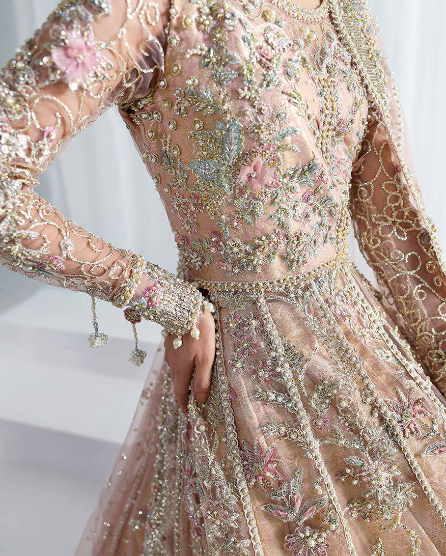 Noemie Baby pink Bridal Collection
