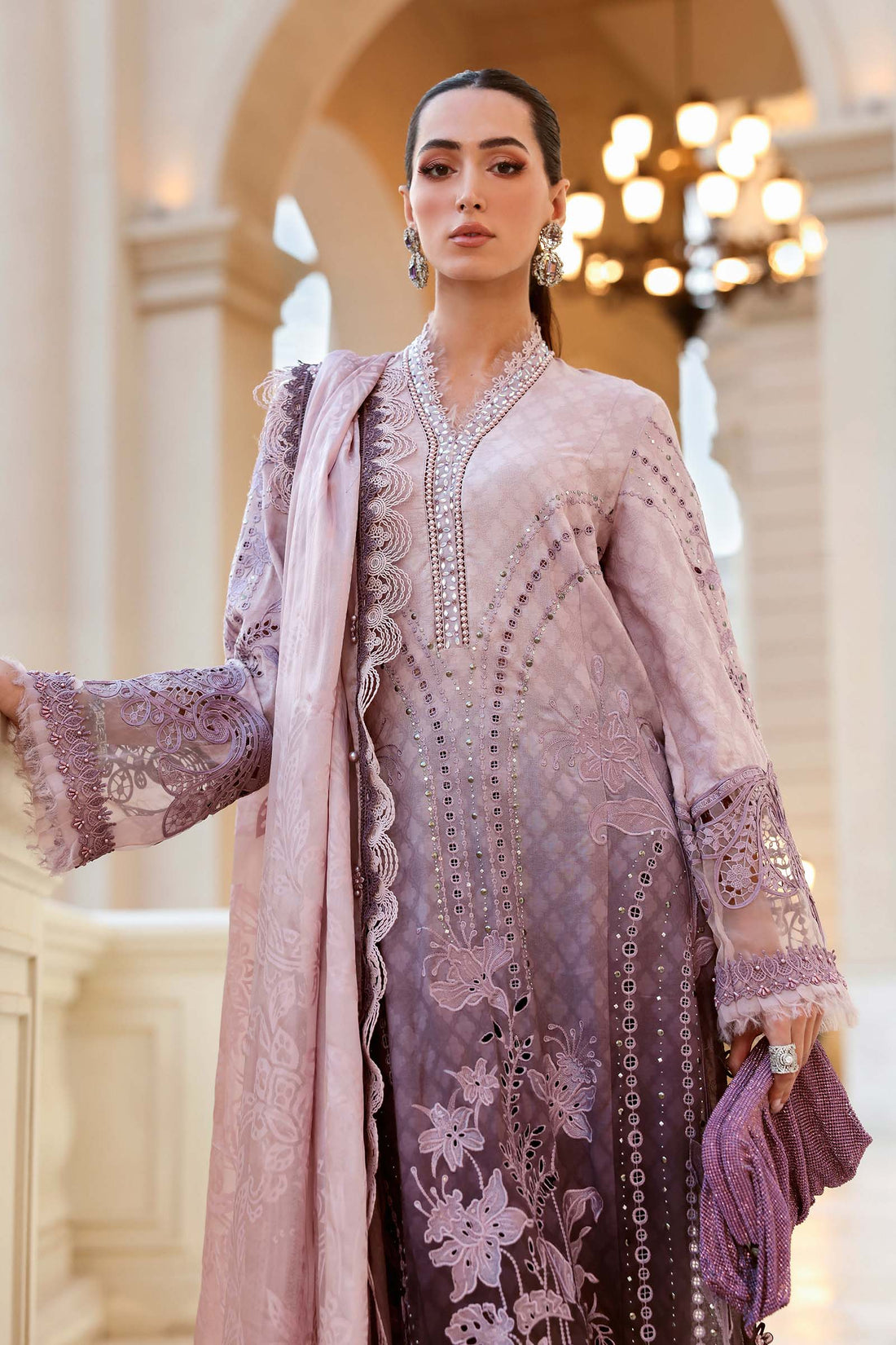 Buy from khaslibaas mariab Luxury 3 piece unstitched embroidered lawn suit for women ( D-2601-B ).choose good quality brands like Maria b Sobia Nazir Various Pakistani branded dresses summer fabric, elegant design, perfect for casual & formal wear.delivery available in UK, USA,Australia, Canada, UAE, Dubai and other countries... 