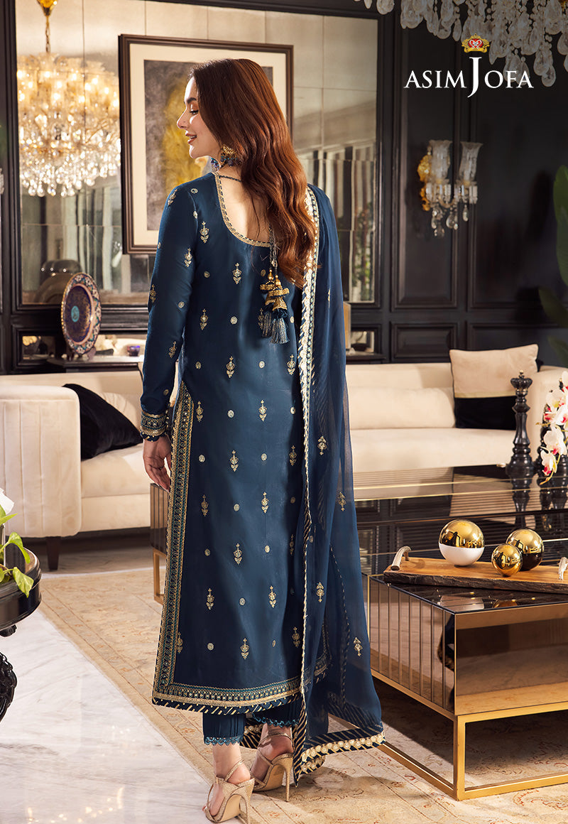 Buy Asim jofa AJRN-10 EMBROIDERED LAWN SILK    | Women FESTIVE Dress 2026.choose good quality brands like Maria b zainab Chottani, Hussain Rehar etc... Various Pakistani branded dresses summer fabric, elegant design, perfect for casual & formal wear also shop eid collections from khaslibaas .delivery available in UK, USA, Canada, UAE, Dubai and other countries... 