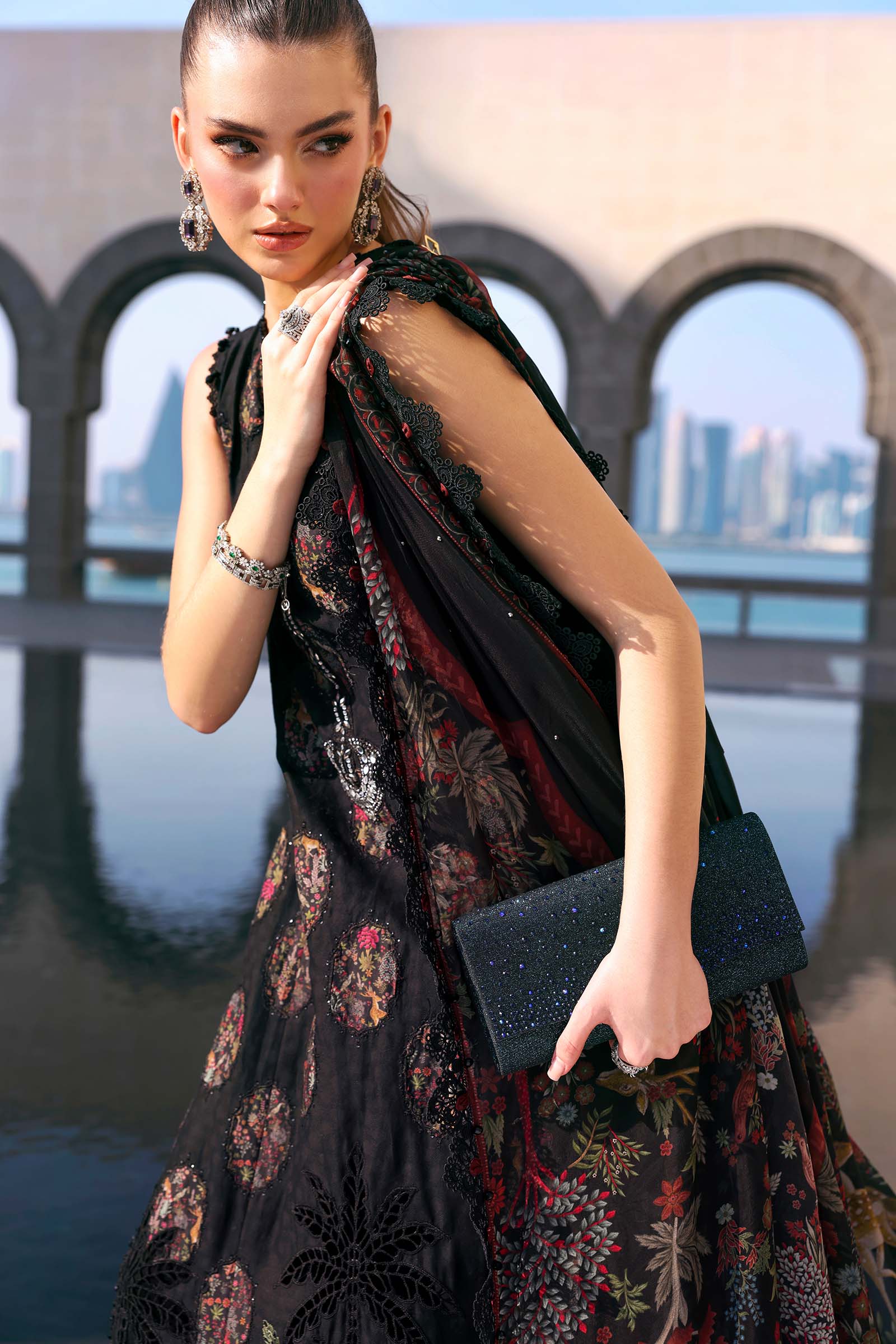 Buy from khaslibaas mariab Luxury 3 piece unstitched embroidered lawn suit for women ( D-2605-B).choose good quality brands like Maria b Sobia Nazir Various Pakistani branded dresses summer fabric, elegant design, perfect for casual & formal wear.delivery available in UK, USA,Australia, Canada, UAE, Dubai and other countries... 