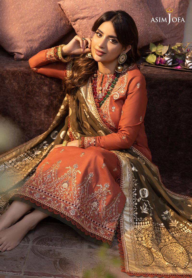 Buy Asim jofa AJZB-14 EMBROIDERED CAMBRIC   | Women FESTIVE Dress 2026.choose good quality brands like Maria b zainab Chottani, Hussain Rehar etc... Various Pakistani branded dresses summer fabric, elegant design, perfect for casual & formal wear also shop eid collections from khaslibaas .delivery available in UK, USA, Canada, UAE, Dubai and other countries... 