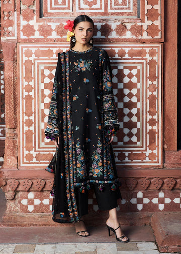 Buy from khaslibaas | Hussain Rehar Zan ss26 | 3 piece unstitched embroidered lawn suit for women (Aswa).choose good quality brands like Maria b, Sobia Nazir zainab Chottani Various Pakistani branded dresses summer fabric, elegant design, perfect for casual & formal wear.delivery available in UK, USA, Canada, UAE, Dubai and other countries... 