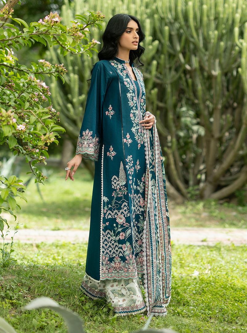 Buy from khaslibaas | ZAINAB CHOTTANI Luxury Lawn '26 | 3 piece unstitched embroidered lawn suit for women (Faye - 01).choose good quality brands like Maria b, Sobia Nazir zainab Chottani Various Pakistani branded dresses summer fabric, elegant design, perfect for casual & formal wear.delivery available in UK, USA, Canada, UAE, Dubai and other 