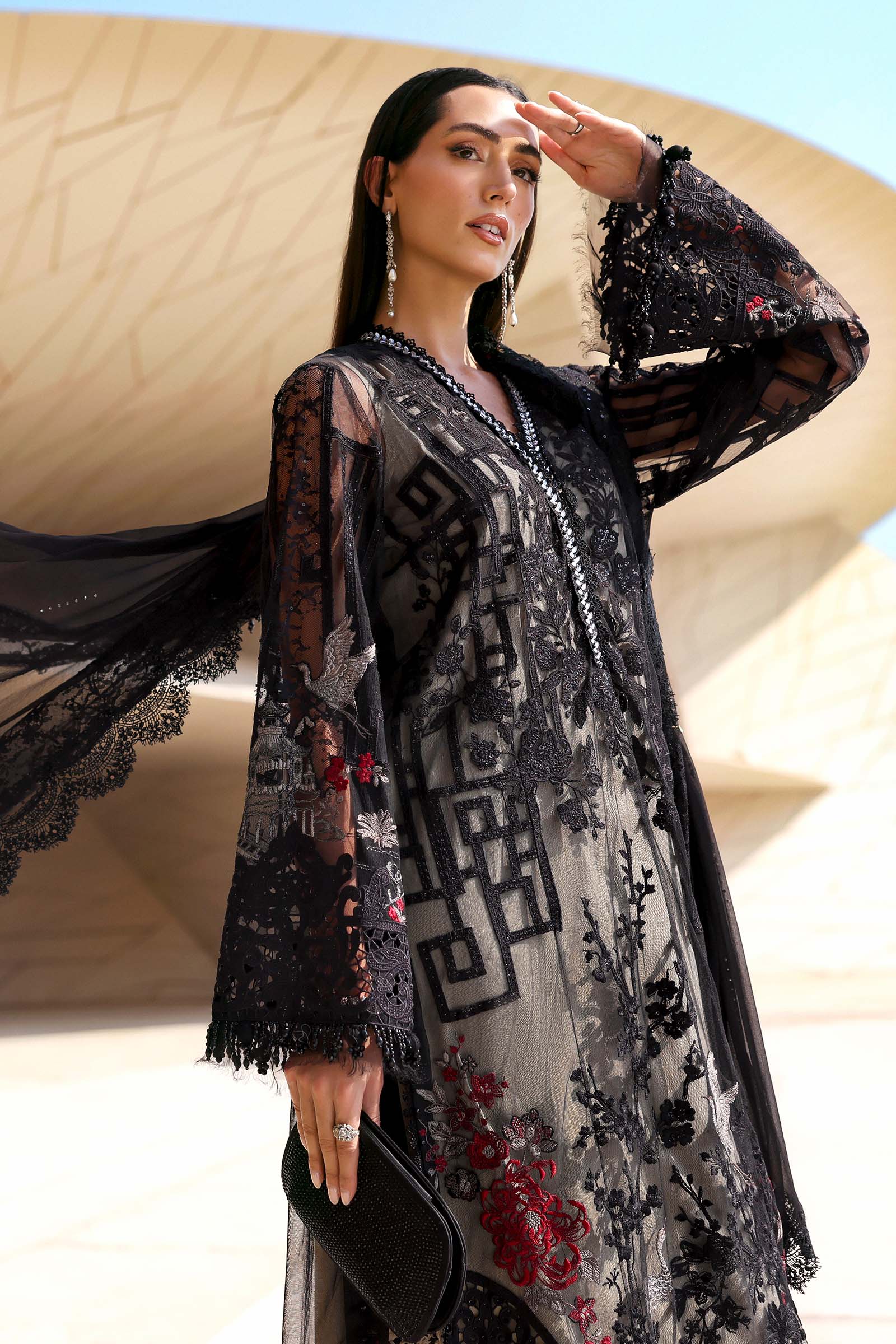Buy from khaslibaas mariab Luxury 3 piece unstitched embroidered lawn suit for women ( D-2607-B).choose good quality brands like Maria b Sobia Nazir Various Pakistani branded dresses summer fabric, elegant design, perfect for casual & formal wear.delivery available in UK, USA,Australia, Canada, UAE, Dubai and other countries... 