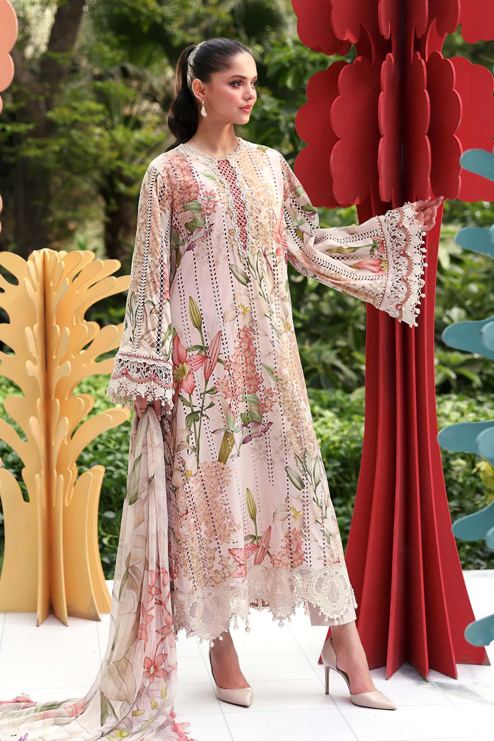 Buy from khaslibaas mariab premium 3 piece unstitched embroidered lawn suit for women (MPT-3010-A).choose good quality brands like Maria b Sobia Nazir Various Pakistani branded dresses summer fabric, elegant design, perfect for casual & formal wear.delivery available in UK, USA, Canada, UAE, Dubai and other countries... 