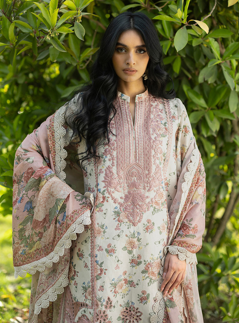 Buy from khaslibaas | ZAINAB CHOTTANI Luxury Lawn '26 | 3 piece unstitched embroidered lawn suit for women (Ilsa - 14).choose good quality brands like Maria b, Sobia Nazir zainab Chottani Various Pakistani branded dresses summer fabric, elegant design, perfect for casual & formal wear.delivery available in UK, USA, Canada, UAE, Dubai and other countries... 