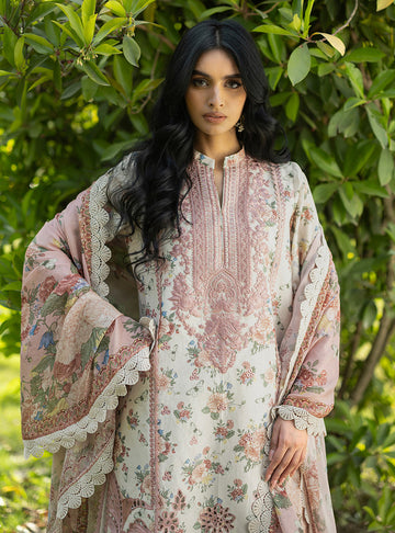 Buy from khaslibaas | ZAINAB CHOTTANI Luxury Lawn '26 | 3 piece unstitched embroidered lawn suit for women (Ilsa - 14).choose good quality brands like Maria b, Sobia Nazir zainab Chottani Various Pakistani branded dresses summer fabric, elegant design, perfect for casual & formal wear.delivery available in UK, USA, Canada, UAE, Dubai and other countries... 
