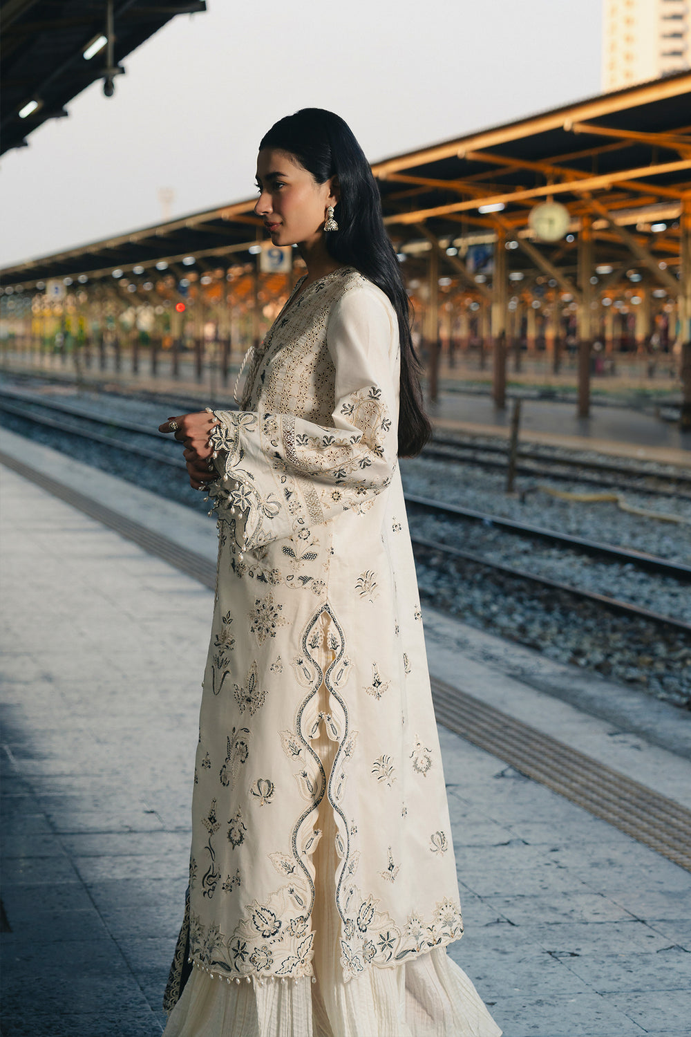 Buy Afrozeh | Mulaqaat'26 - KHAWAAB Embroidered  Suit 3 Pcs Unstitched | Women Summer Dresses 2026.choose good quality brands like Maria b zainab Chottani, Hussain Rehar, sobia nazir etc... Various Pakistani branded dresses summer fabric, elegant design, perfect for casual & formal wear also shop eid collections from khaslibaas .delivery available in UK, USA, Canada, UAE, Dubai and other countries... 