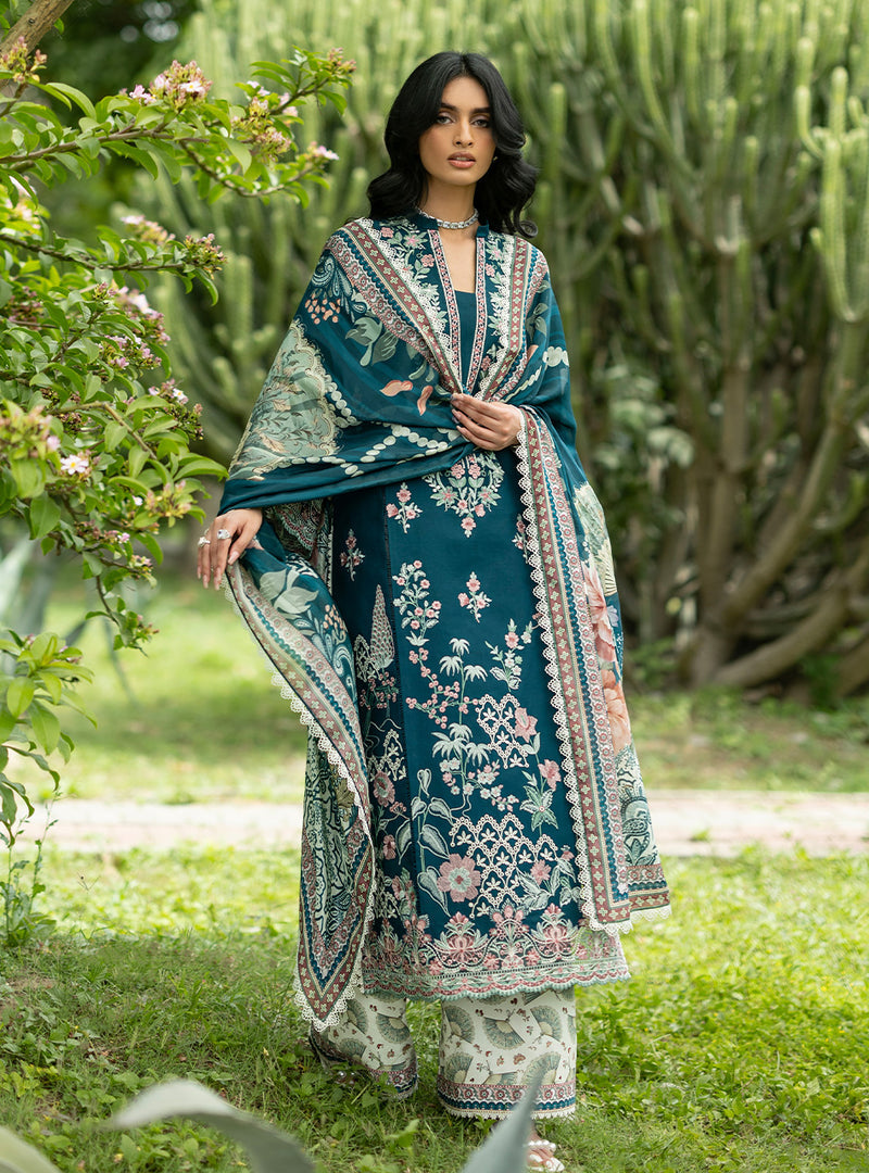 Buy from khaslibaas | ZAINAB CHOTTANI Luxury Lawn '26 | 3 piece unstitched embroidered lawn suit for women (Faye - 01).choose good quality brands like Maria b, Sobia Nazir zainab Chottani Various Pakistani branded dresses summer fabric, elegant design, perfect for casual & formal wear.delivery available in UK, USA, Canada, UAE, Dubai and other 