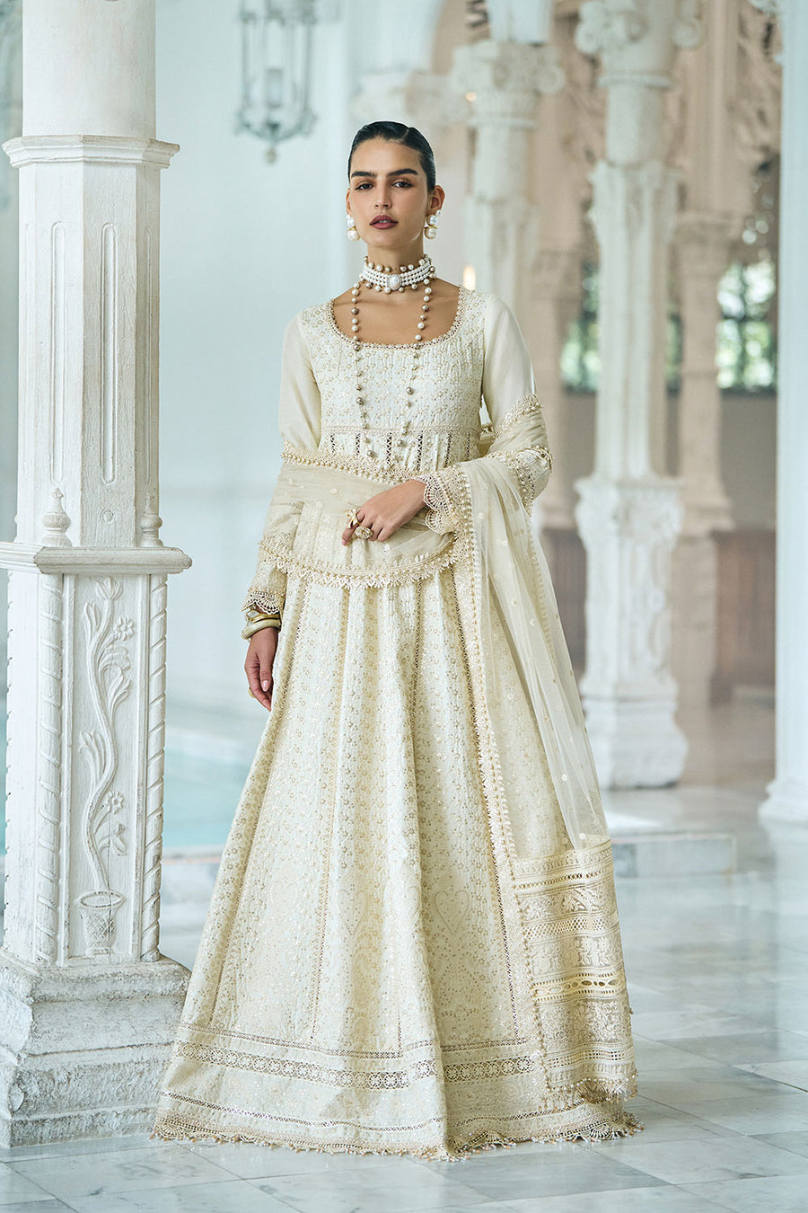 Buy from khaslibaas | sobia nazir Luxury Lawn Eid 2026 | 3 piece unstitched embroidered lawn suit for women (design 1A).choose good quality brands like Maria b zainab Chottani Various Pakistani branded dresses summer fabric, elegant design, perfect for casual & formal wear.delivery available in UK, USA, Canada, UAE, Dubai and other countries... 