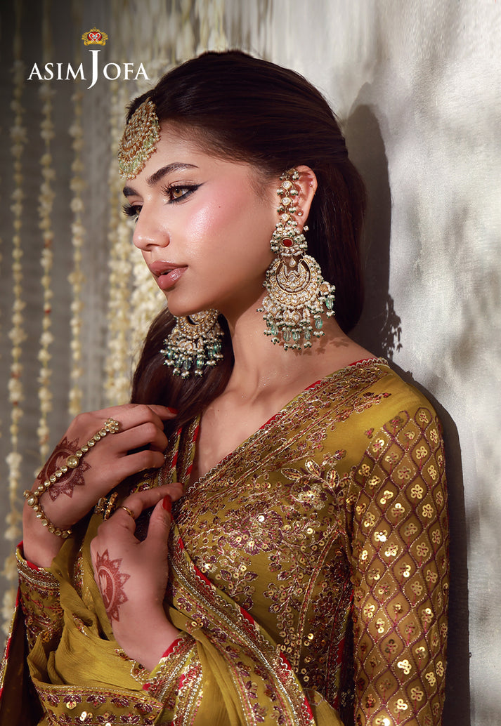 Buy asim jofa AJULFE-02 Embroidered  Suit 3 Pcs Unstitched | Women Summer Dress 2026.choose good quality brands like Maria b zainab Chottani, Hussain Rehar etc... Various Pakistani branded dresses summer fabric, elegant design, perfect for casual & formal wear also shop eid collections from khaslibaas .delivery available in UK, USA, Canada, UAE, Dubai and other countries... 