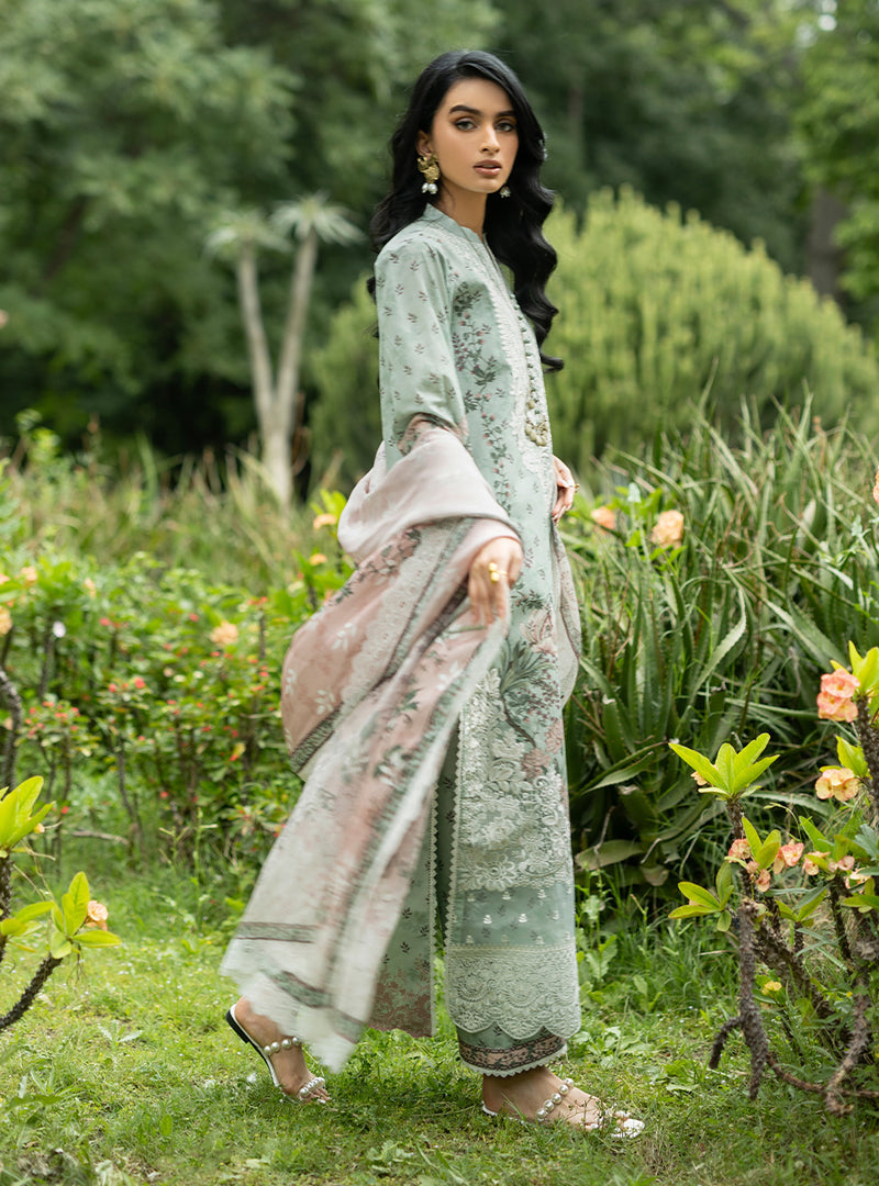 Buy from khaslibaas | ZAINAB CHOTTANI Luxury Lawn '26 | 3 piece unstitched embroidered lawn suit for women (Ivie - 13).choose good quality brands like Maria b, Sobia Nazir zainab Chottani Various Pakistani branded dresses summer fabric, elegant design, perfect for casual & formal wear.delivery available in UK, USA, Canada, UAE, Dubai and other countries... 