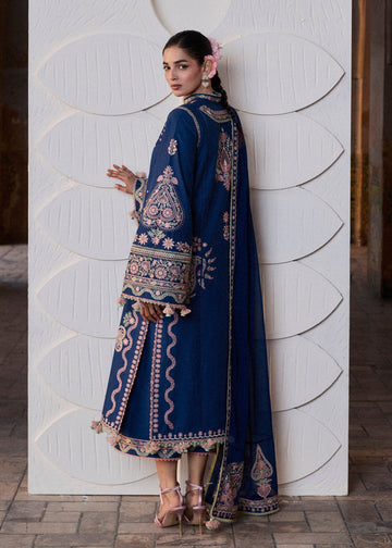 Buy from khaslibaas | Hussain Rehar Zan ss26 | 3 piece unstitched embroidered lawn suit for women (Abi).choose good quality brands like Maria b, Sobia Nazir zainab Chottani Various Pakistani branded dresses summer fabric, elegant design, perfect for casual & formal wear.delivery available in UK, USA, Canada, UAE, Dubai and other countries... 