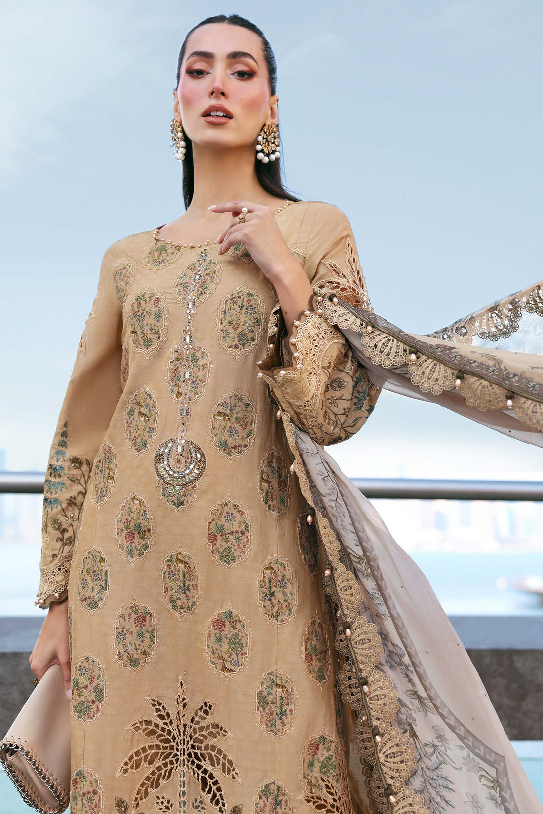 Buy from khaslibaas mariab Luxury 3 piece unstitched embroidered lawn suit for women ( D-2605-A).choose good quality brands like Maria b Sobia Nazir Various Pakistani branded dresses summer fabric, elegant design, perfect for casual & formal wear.delivery available in UK, USA,Australia, Canada, UAE, Dubai and other countries... 