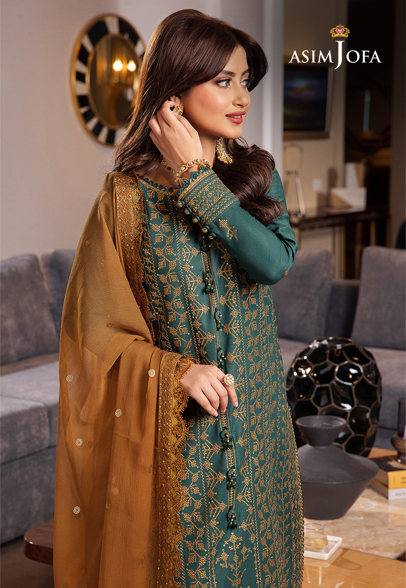 Buy Asim jofa AJRN-11 EMBROIDERED LAWN SILK  | Women FESTIVE Dress 2026.choose good quality brands like Maria b zainab Chottani, Hussain Rehar etc... Various Pakistani branded dresses summer fabric, elegant design, perfect for casual & formal wear also shop eid collections from khaslibaas .delivery available in UK, USA, Canada, UAE, Dubai and other countries... 