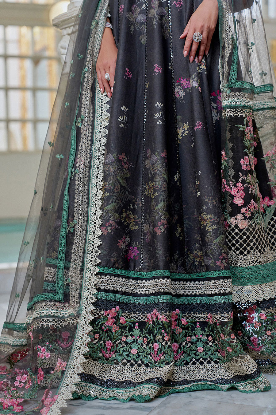 Buy from khaslibaas | sobia nazir Luxury Lawn Eid 2026 | 3 piece unstitched embroidered lawn suit for women (design 10A).choose good quality brands like Maria b zainab Chottani Various Pakistani branded dresses summer fabric, elegant design, perfect for casual & formal wear.delivery available in UK, USA, Canada, UAE, Dubai and other countries... 