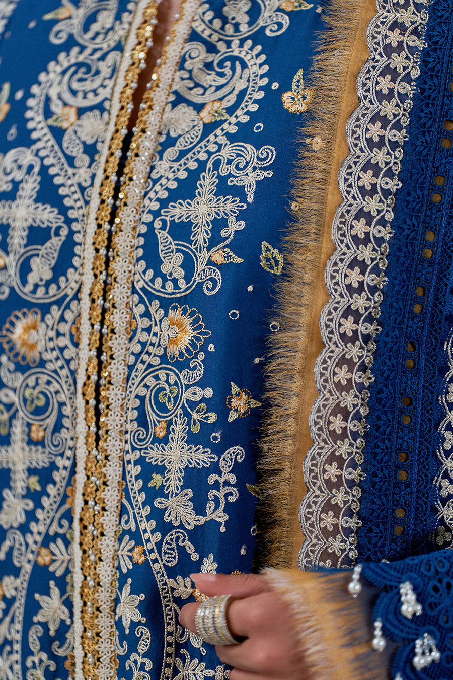 Buy from khaslibaas | sobia nazir Luxury Lawn Eid 2026 | 3 piece unstitched embroidered lawn suit for women (design 8A).choose good quality brands like Maria b zainab Chottani Various Pakistani branded dresses summer fabric, elegant design, perfect for casual & formal wear.delivery available in UK, USA, Canada, UAE, Dubai and other countries... 