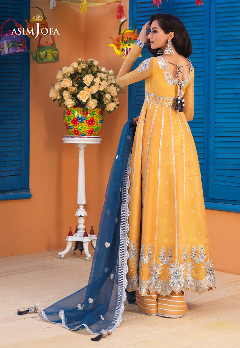 Buy Asim jofa AJFC-61 EMBROIDERED ORGANZAN. choose good quality brands like Maria b zainab Chottani, Hussain Rehar etc... Various Pakistani branded dresses summer fabric, elegant design, perfect for casual & formal wear also shop eid collections from khaslibaas .delivery available in UK, USA, Canada, UAE, Dubai and other countries... 